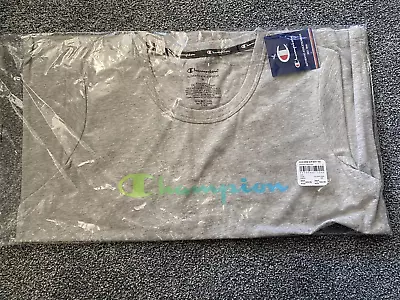 Boys Champion T Shirt Size 16 NEW Grey Sports Cotton/Elastane Unwanted Gift • $18.50