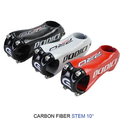 UD Carbon Fiber Bicycle Stem -10° MTB Road Bike Handlebar Stem 31.8*80/90/100mm • $34.50