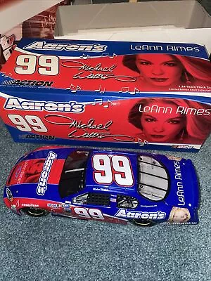 NASCAR Michael Waltrip 2004 Aaron’s / LeAnn Rimes 1/24 Diecast • $20