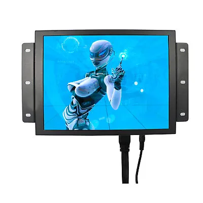 10.4  800x600 HDMI VGA LCD Monitor With Bracket，For Industrial PCDIY Projects • $108