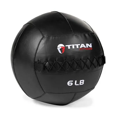 Titan Fitness 6 LB Soft Shell Medicine Wall Ball With Poly-Composite Laminate • $50.97