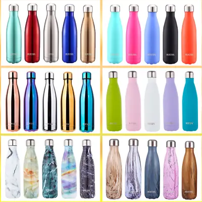 $24.95 • Buy Water Flask Thermos Stainless Steel Vacuum Insulated Double Wall Drink Bottle