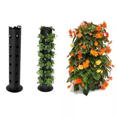 Flower Tower Vertical Planter Freestanding 3 - Feet (Single / 2 Pack / 3 Pack) • $24.54