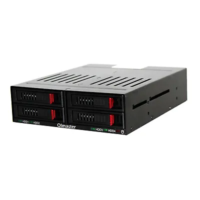 4 Slots SATA Internal Rack 4x2.5  Hard Drive Case HDD SSD Enclosure Cover • £38.98