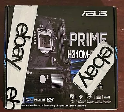 ASUS Prime H310M-E R2.0 MicroATX Intel 9th Gen LGA1151 DDR4 Motherboard • $69.99