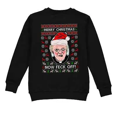 Father Ted Christmas Sweater | Father Jack Now Feck Off | Funny Xmas • £26