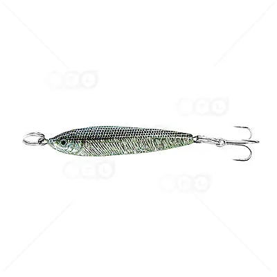 Fishing Anchovy 1oz Live Double Face Mega Metal Fish Jig Treble Hook Lures Lot • $6.94