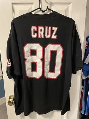 Victor Cruz New York Giants Football NFL Team Apparel Men’s Black Shirt Size 2XL • $15