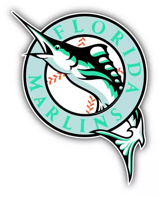 Florida Marlins MLB Baseball Fish Car Bumper Sticker Decal - 3'' 5'' Or 6'' • $3.50