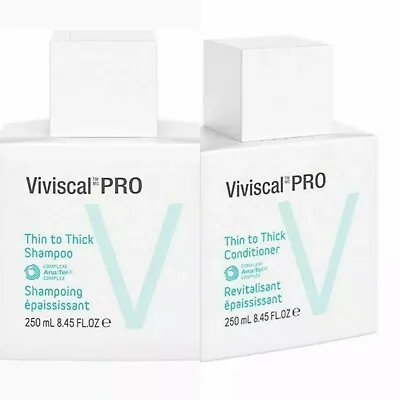 100%Authentic VIVISCAL PROFESSIONAL Thin To Thick Shampoo Conditioner 8.45 Each  • $35.69