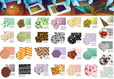 Chocolate Transfer Sheet 2 Pcs Pack | Edible For Decorations | A4 Size • £0.99