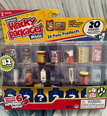 Wacky Packages 3d Mini Series 2 NIB • $25