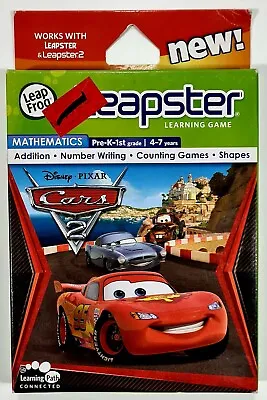 Leap Frog Leapster Disney Pixar Cars 2 New! Addition/Number/Counting/Shapes • $8.89