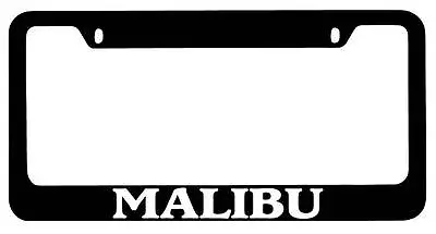 Black METAL License Plate Frame Malibu Auto Accessory 1581 • $13.99