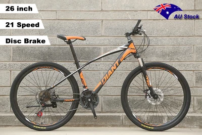 $238.99 • Buy Mountain Bike 26 Inch 21-Speed Disc-Brakes Suspension Fork Bicycle 4 Colours