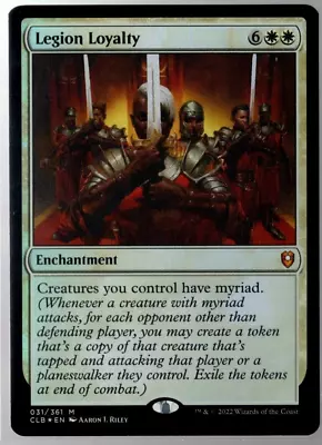 Legion Loyalty 031/361 Mythic Foil Baldur's Gate Magic The Gathering NM • $5.49