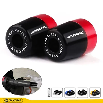 Handle Bar Ends Hand Grips Caps For Honda CBR 250R/300R/500R/600RR/945RR/1000RR • $21.99