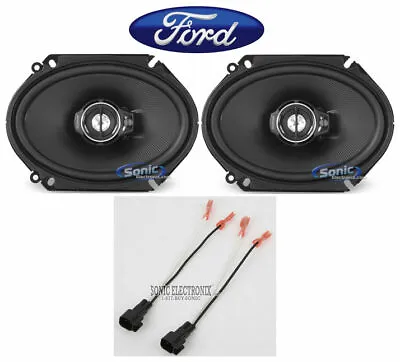 Kenwood 6x8  Rear Factory Car Speaker Replacement Kit For 2005-2006 Ford Mustang • $68.50