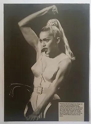 MADONNA Super Teen Magazine Pin-up Pull-out Poster 1 Page 1990 Blond Ambition • $8.48