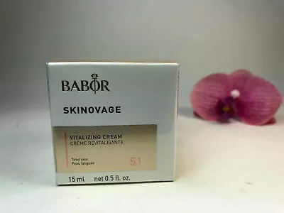 Babor Skinovage Vitalizing Cream -Creme Revitalisante 15ml /0.5oz Travel Size • $17.99