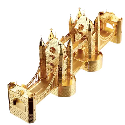 Piececool 3d Puzzles For Adults LONDON TOWER BRIDGE Metal Customized Building • £16.99