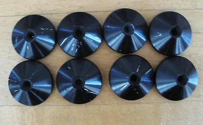 SPIKE DISCS Floor Protectors For Audio Component Speaker -set Of 8 1  DIA-BLACK • $14