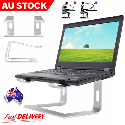 Foldable Laptop Stand Ergonomic Aluminium Cooling Elevator For Mac-book Portable • $20.50