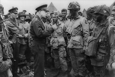 Dwight David Eisenhower (1890 – 1969) D-Day WW2 Photo Glossy 4*6 In β010 • $6.99