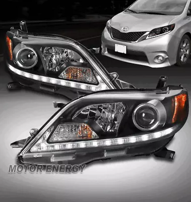 For 11-17 Toyota Sienna Led Projector Headlights Headlamps Lamp Black Left+right • $309.95