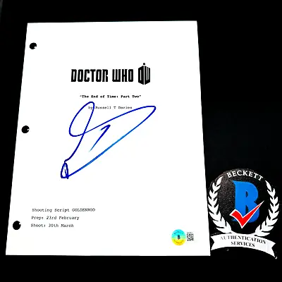 MATT SMITH SIGNED DOCTOR WHO TV SCRIPT W/ BECKETT AUTOGRAPH COA • $299