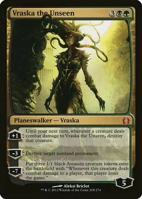 $1.35 • Buy MTG Vraska The Unseen  – Return To Ravnica Card # 208