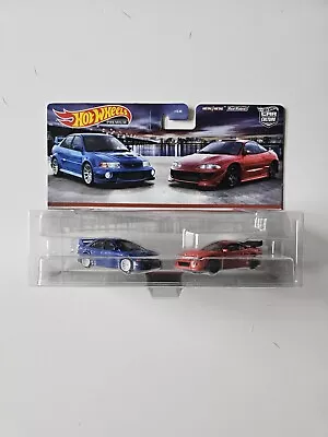 Hot Wheels ~ Premium 2 Pack ~ Mitsubishi ~ Lancer Evo VI ~ Mitsubishi ~ Eclipse • $24