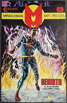 Miracleman 1 Eclipse Comics 1985 VF+/NM By Alan Moore Garry Leach • $9.99