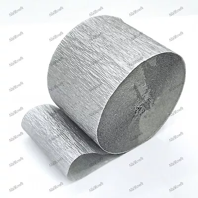 £4.29 • Buy 82ft Crepe Paper Roll Ribbon Streamer Tassel Birthday Wedding Party Tissue Décor
