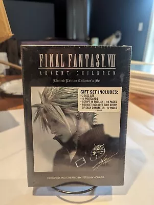 Final Fantasy VII: Advent Children On DVD Limited Edition Collector's Set Sealed • $59.99