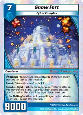 Snow Fort Promos Lightly Played - Kaijudo • $103.95