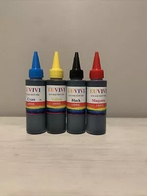Euvivi Eco Solvent Ink 100ml Yellow Cyan Magenta And Black. • $20