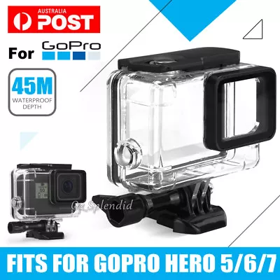 Waterproof Diving Black Camera Accessories 45m Housing Case For GoPro Hero 7 6 5 • $19.95