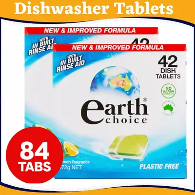 2 X 42pk Earth Choice All In One Dishwasher Tablets • $31.75