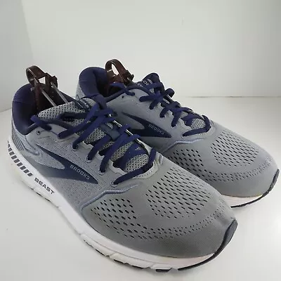 Size 13 - Brooks Beast 20 Gray Walking/Running Shoes 1103272E491 • $30.99