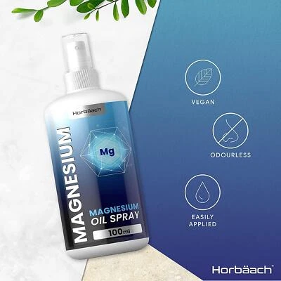 £8.99 • Buy Magnesium Spray Restless Legs Muscles 100ml By Horbaach Magnesium Chloride Oil
