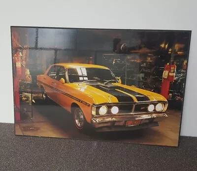 🔶️RARE RETRO VINTAGE FORD FALCON XY GT - 351 POSTER BOARD # 1 Of 3 • $495