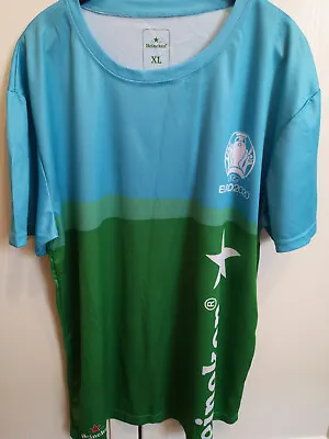 £10 • Buy Heineken Euro 2020 Football T-Shirt. Mens Size XL Green Blue  Short Sleeves.