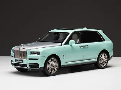 1/18 Rolls Royce RR Cullinan Diecast Model Car Display Blue Silver/Red Silver • £329