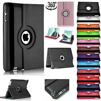 £5.49 • Buy For Apple IPad 6th Generation 9.7  (2018) 360° Rotating PU Leather Case Cover 