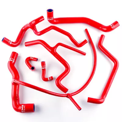 $91.99 • Buy Red Silicone Coolant Radiator Hose Kit For 94-99 VW GOLF Mk3 Jetta A3 VR6 2.8L