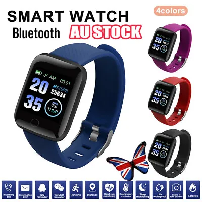 $12.06 • Buy Smart Watch Band Sport Activity Fitness Tracker For Kids Fit Bit Android IOS T#