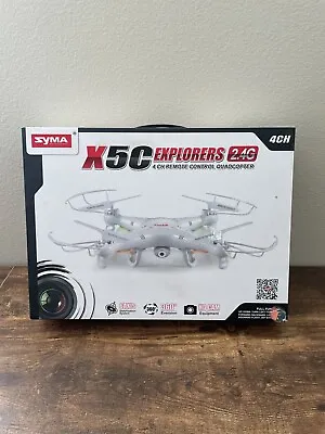 Syma X5C Explorers 2.4G 4 CH Remote Control Quadcopter White Ages 14 • $20