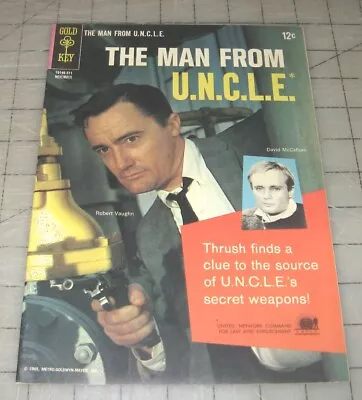 The MAN FROM UNCLE #3 (Nov 1965) VF Condition Gold Key Comic - U.N.C.L.E. • $22