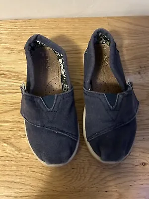 Kids Blue Toms UK Child Size 7  • £3